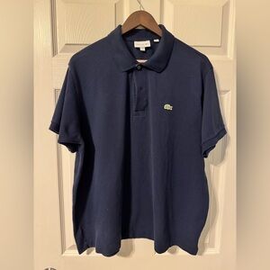 Lacoste Classic Fit L.12.12 Original Piqué Polo, Navy Blue, XXXL, EUC